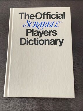 The Official Scrabble Players Dictionary 1978 Hardcover NICE